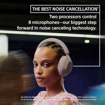 Sony WH-1000XM5 The Best Wireless Noise Canceling Headphones with Auto Noise Canceling Optimizer, and Crystal Clear Hands-Free Calling, Smoky Pink