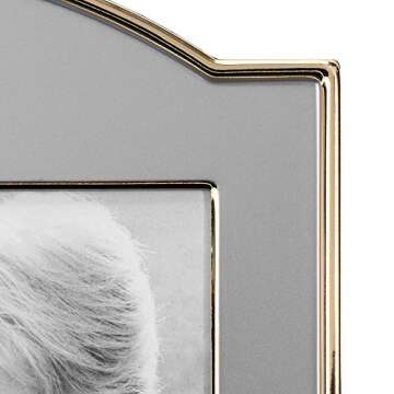 Malden 50th Anniversary Picture Frame Gold Silver 4x6