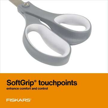 FISKARS All Purpose Scissors - Comfort & Precision Cutting Tool