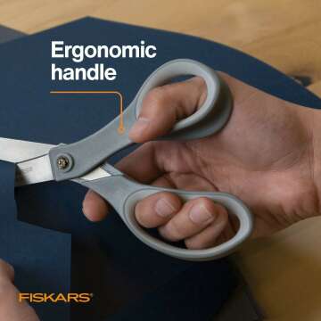 FISKARS All Purpose Scissors - Comfort & Precision Cutting Tool