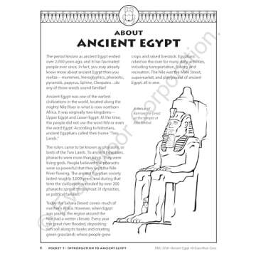 History Pockets: Ancient Egypt - Grades 4-6+