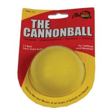 CANNONBALL - Weighted Training Softball - Fastpitch Softball Pitching Training Tool Aid