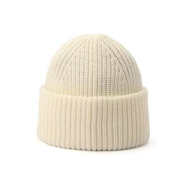 Coach Women's Patch Beanie, Chalk