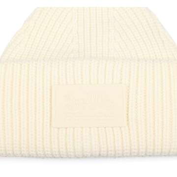 Coach Women's Patch Beanie, Chalk