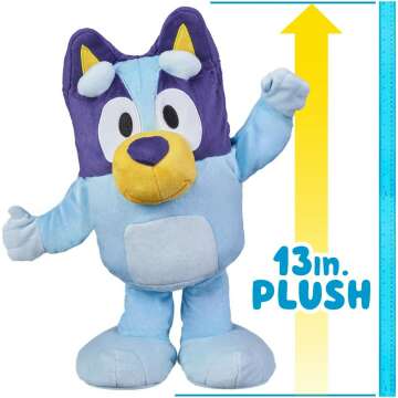 Bluey Dance and Play Plush - 55+ Phrases & Songs