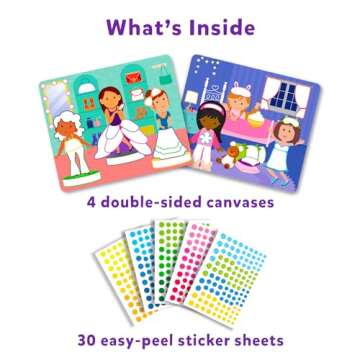 Skillmatics Art Activity - Dot It Dress Up, No Mess Sticker Art for Kids, Scrapbooking, DIY Craft Kits, Gifts for Boys & Girls Ages 3, 4, 5, 6, 7