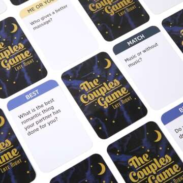 DSS Games The Couples Game Late Night | A Party Game to Play with Your Partner | Couples Card Games with 150 Fun Questions | Party Card Games for Date Nights, Game Nights & Dinner Parties | Ages 17 Up