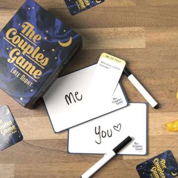 DSS Games The Couples Game Late Night | A Party Game to Play with Your Partner | Couples Card Games with 150 Fun Questions | Party Card Games for Date Nights, Game Nights & Dinner Parties | Ages 17 Up