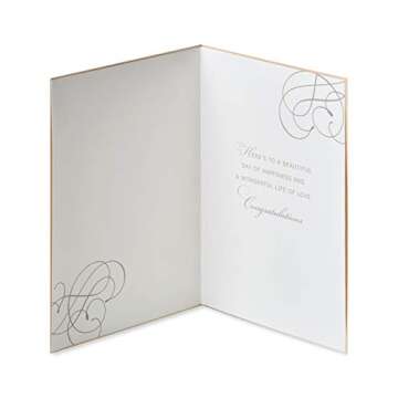 Elegant Papyrus Wedding Card - Beautiful Day Design