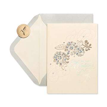 Papyrus Wedding Card - Elegant Beautiful Day