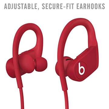 Beats by Dre Powerbeats Wireless Earphones - Renewed Red