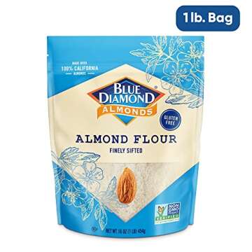 Blue Diamond Almonds, Almond Flour, Gluten Free, Blanched, Finely Sifted, 1 Lb