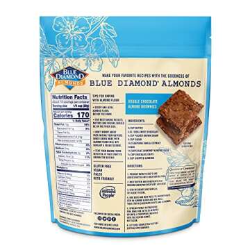 Blue Diamond Almonds, Almond Flour, Gluten Free, Blanched, Finely Sifted, 1 Lb