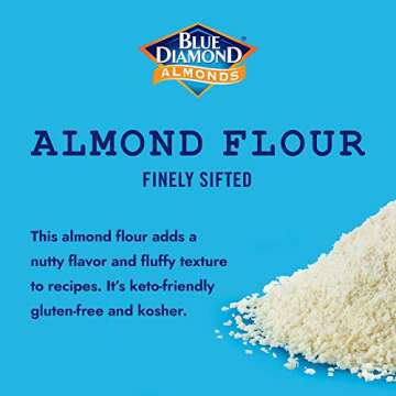 Blue Diamond Almonds, Almond Flour, Gluten Free, Blanched, Finely Sifted, 1 Lb