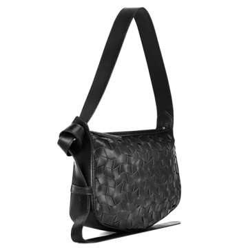 Trendy PU Leather Crossbody Bag with Adjustable Strap