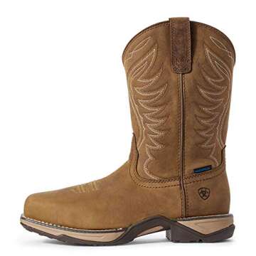 Ariat Women's Anthem Waterproof Composite Toe Boots - Distressed Brown 10