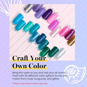 Beetles Mermaid Gel Polish Kit - Complete Nail Art Set