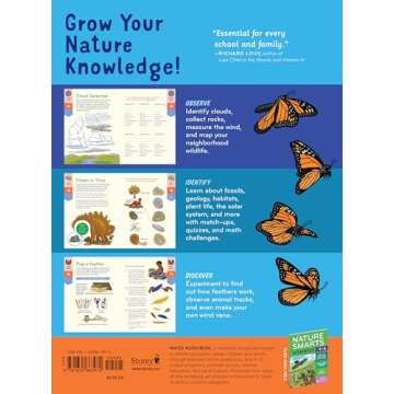 Nature Smarts Workbook, Ages 7–9: Learn about Wildlife, Geology, Earth Science, Habitats & More with Nature-Themed Puzzles, Games, Quizzes & Outdoor Science Experiments