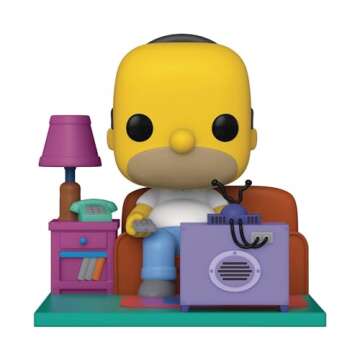 Funko Pop! Deluxe: The Simpsons - Couch Homer Watching TV