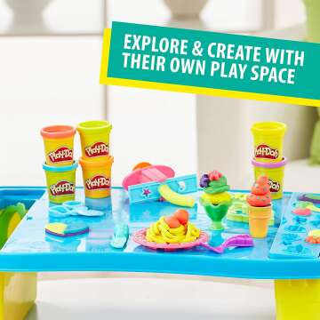 Play-Doh Kids Play Table with 8 Colors for Crafts