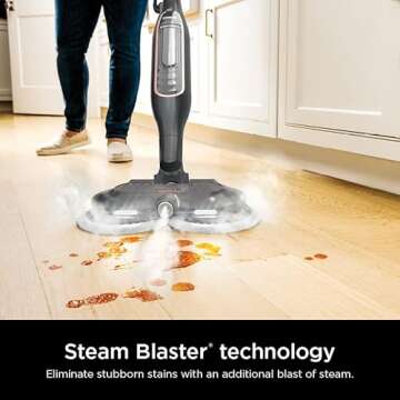 Shark S7201 Steam Mop with 3 Steam Modes & LED