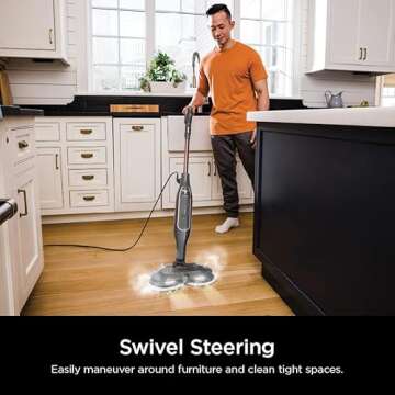 Shark S7201 Steam Mop with 3 Steam Modes & LED