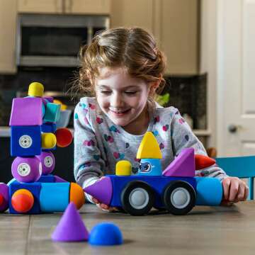 Magnetic Foam Blocks for Kids | STEM Bath Toys for 3-6