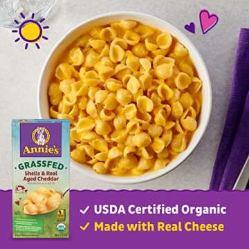 Annie's Organic Mac & Cheese with Aged Cheddar 6oz