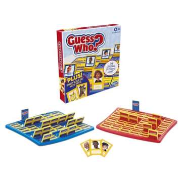 Hasbro Gaming Guess Who? People & Pets Board Game Edition | The Original Guessing Game for Girls & Boys | Ages 6+ (Amazon Exclusive)