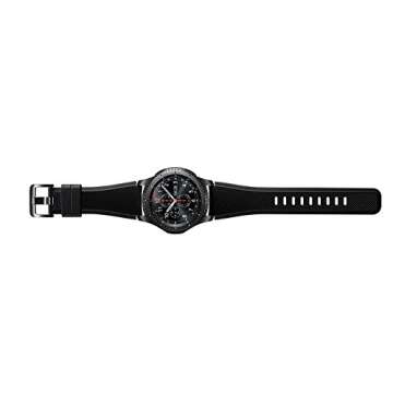 SAMSUNG GEAR S3 FRONTIER Smartwatch 46MM (Bluetooth Only) - Dark Grey (Renewed)