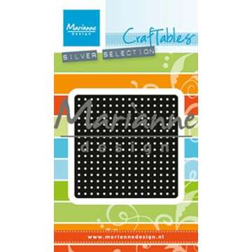 Marianne Design Craftables,Cross Stitch Cutting and Embossing Die for Craft Projects, Argent