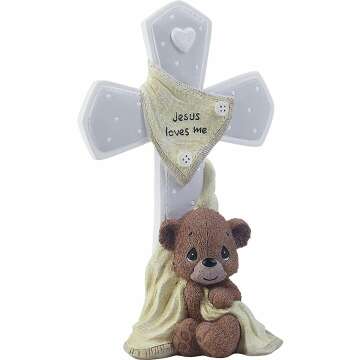 Jesus Love Bear Cross