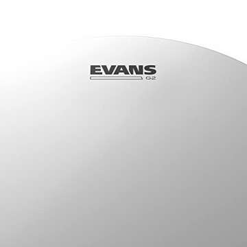 Evans Drum Heads - Hydraulic Red Tom Drumhead, 15 Inch , White