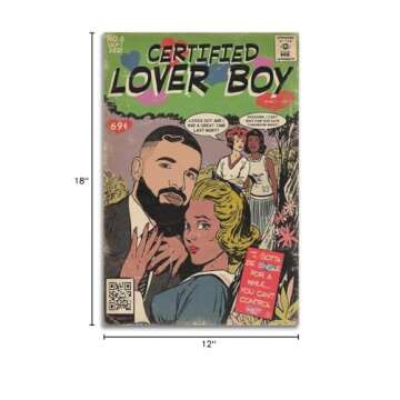 ChezMax Drake Poster Certified Lover Boy Music Album Poster Poster Canvas 90s Wall Art Room Aesthetic Posters 12x18inch(30x45cm)