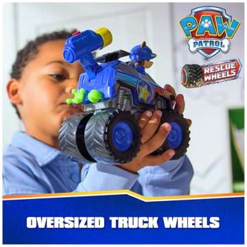 Paw Patrol Rescue Wheels Chase’s Cruiser Toy Truck & Figure