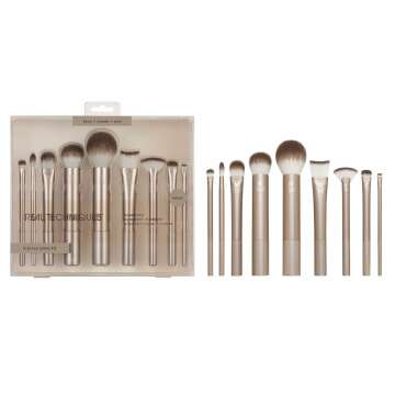 Real Techniques Au Naturale 9pc Makeup Brush Set – Premium Quality & Cruelty-Free