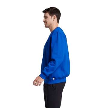 Russell Athletic Men's Dri Power Crewneck Sweatshirt, Royal Blue, Large