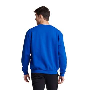 Russell Athletic Men's Dri Power Crewneck Sweatshirt, Royal Blue, Large