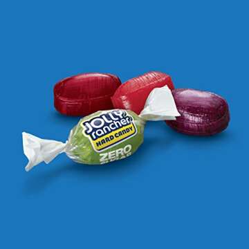 JOLLY RANCHER Zero Sugar Assorted Fruit Flavored Hard Candy Bag, 3.6 Oz