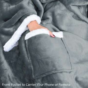 Catalonia Sherpa Wearable Blanket