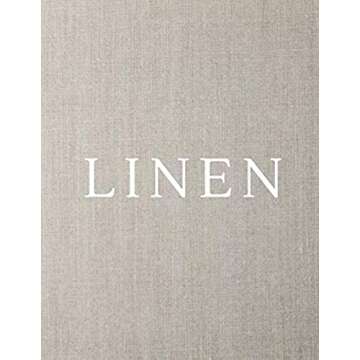 Linen: A Decorative Book │ Perfect for Stacking on Coffee Tables & Bookshelves │ Customized Interior Design & Home Decor