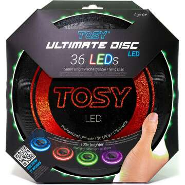 TOSY Frisbee - Bright LED Flying Disc for All Ages