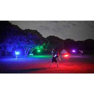 TOSY Frisbee - Bright LED Flying Disc for All Ages