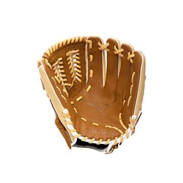 Mizuno GFN1200B4 Franchise Series Pitcher/Outfield Baseball Glove 12", Right Hand Throw, TAN-BROWN