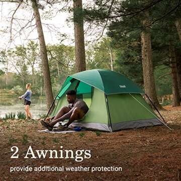 Coleman Sundome Camping Tent for 2 - Weather-Resistant