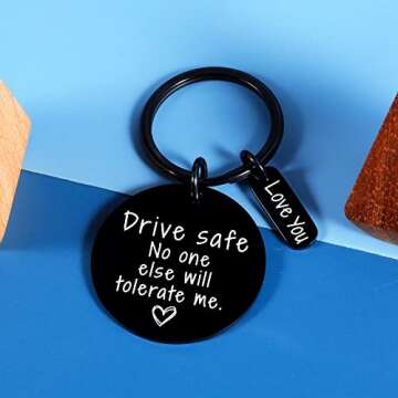 Dark Romance Merch Christmas Gifts from Wife Stocking Stuffers for Men Women Drive Safe Keychain Gifts for Girlfriend Bf Birthday Anniversary Wedding Valentines Day Gifts for Him Her Couples Husband