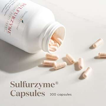 Young Living Sulfurzyme, 300 Capsules, Supports Joint Health, Promotes Healthy Skin and Hair, Aids in Overall Well-Being with MSM and Wolfberry Powder Blend