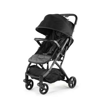 Summer Infant 3Dpac CS Compact Stroller, Black – Car Seat Adaptable Baby Lightweight Stroller with Convenient One-Hand Fold, Reclining Seat and Extra-Large Canopy