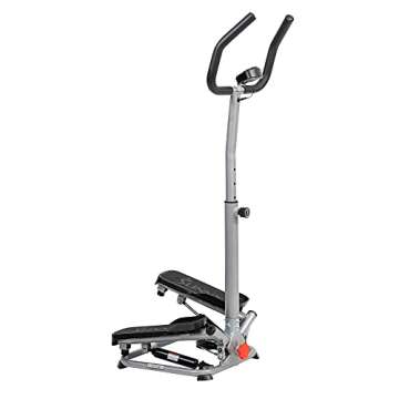 Sunny Health & Fitness 250 lbs. Twist Stair Stepper Machine with Handlebar