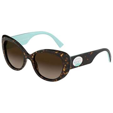 Tiffany & Co. TF4153-80153B Sunglasses HAVANA w/BROWN GRADIENT 54mm